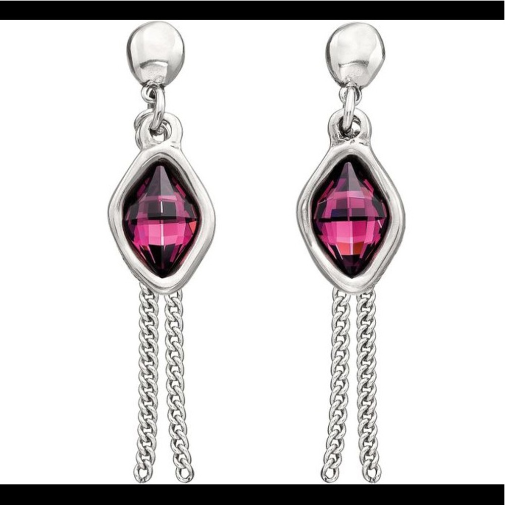 UNOde50 | RUMBO II Purple Swarovski Earrings - NWT